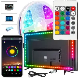 tasma-led-tv-telewizora-podswietlenie-rgb-usb-pilot-aplikacja-bluetooth-5m