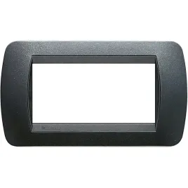 bticino-l4804pa-4-modulowa-plytka-oslona-living-ciemna-stal