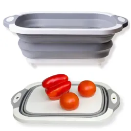 miska-skladana-silikonowa-z-odplywem-turystyczna-szara-na-warzywa-pranie-6l