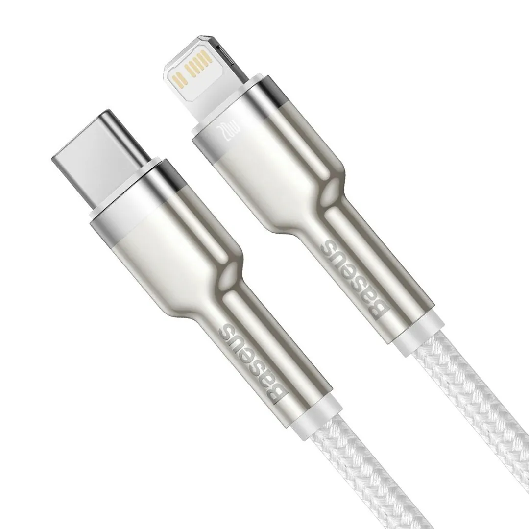 baseus-kabel-usb-c-lightning-cafule-pd-1m-bialy-stan-nowy