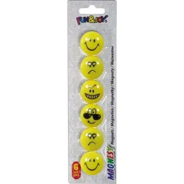magnesy-do-tablic-29mm-6szt-smiley-buzki-zolte-fun