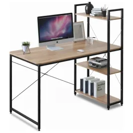 biurko-z-nadstawka-gamingowe-loft-rustykalne-drewno-z-polkami-regal-stolik