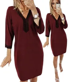 sukienka-bordowa-burgundowa-prosta-elegancka-dopasowana-olowkowa-xl