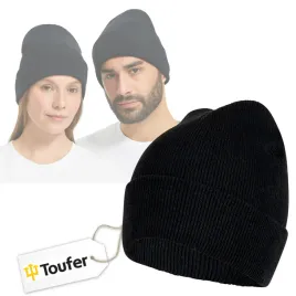 czapka-zimowa-beanie-toufer-ciepla-dziana-czarna-gruba-uniwersalna-1-szt