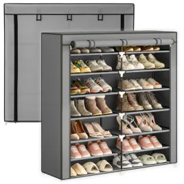 szafa-tekstylna-na-ubrania-6-poziomow-pojemna-regal-metalowy-stelaz-szara