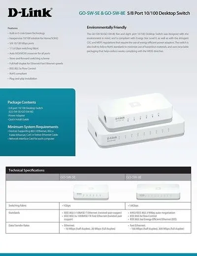 switch-d-link-go-sw-5e-stan-powystawowy-stan-opakowania-uszkodzone