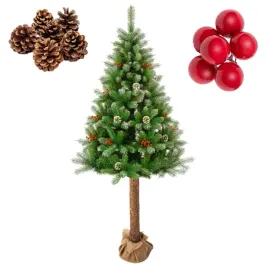 swiateczna-choinka-sztuczna-na-pniu-sosna-wysoka-220cm-3d-dekoracje-stojaca