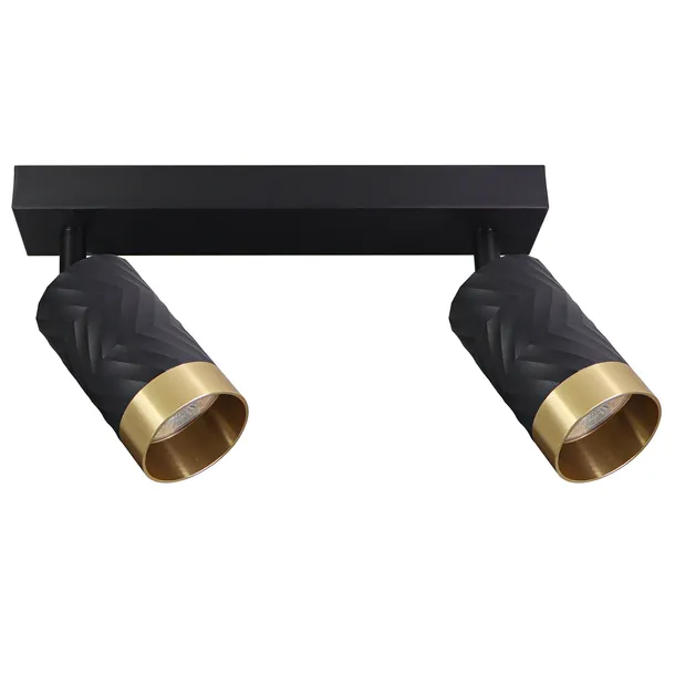 sanico-goldlux-reflektor-arras-2xgu10-szyna-sufitowa-czarno-zlota-323545