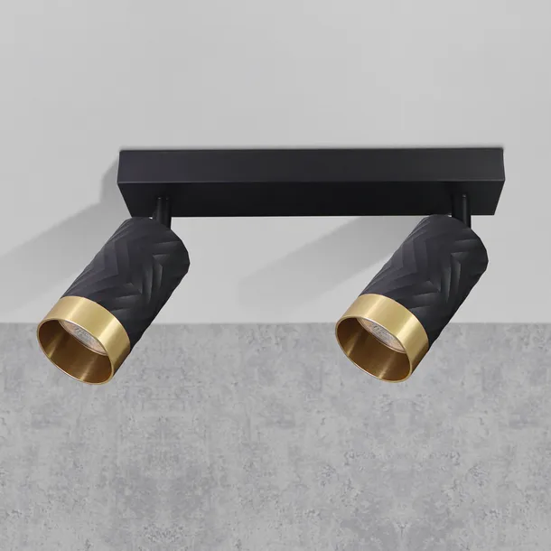 sanico-goldlux-reflektor-arras-2xgu10-szyna-sufitowa-czarno-zlota-323545
