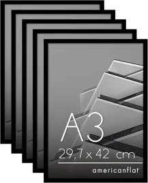americanflat-czarne-ramki-na-zdjecia-a3-cienkie-ramki-z-pleksi-5-sztuk