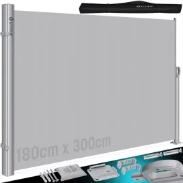 markiza-pozioma-boczna-180-x-300cm-tkanina-wysokiej-jakosci-materialy-szara