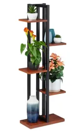 regal-roslinny-z-5-polkami-relaxdays-117-x-43-x-22-cm-brazowo-czarny