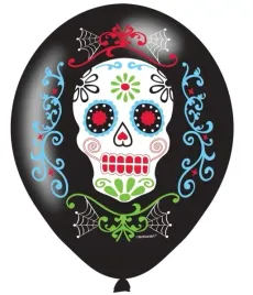 6-balonow-lateksowych-day-of-the-dead-amscan