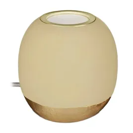 lampa-dekoracyjna-betonowa-okragla-zielona-zlote-akcenty-bez-klosza