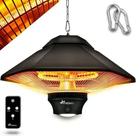 sufitowy-promiennik-ciepla-tresko-1500w-z-pilotem-i-led-brazowy-ip34