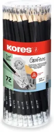 kores-grafitos-hb-olowek-trojkatny-z-gumka-do-szkoly-biura-72-szt-etui