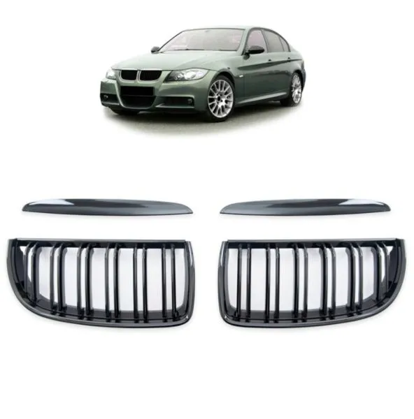 grill-nerki-do-bmw-e90-e91-05-08-dual-gloss-black-stan-nowy-jakosc-czesci-zgodnie-z-gvo-p-zamiennik-o-jakosci-porownywalnej-do-oryginalu
