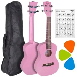 ukulele-sopranowe-dla-dzieci-koncertowe-struny-kostki-pokrowiec-rozowe