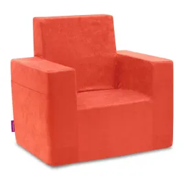 fotelik-z-pianki-dla-dzieci-do-pokoju-fotel-z-kieszonka-classic-pomarancz