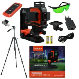 laser-plaszczyznowy-lk-360-3dg-zielony-z-pilotem-i-statywem-tr-650f