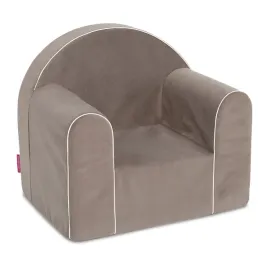 fotelik-mini-dzieciecy-piankowy-welur-brazowy