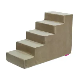 schodki-dla-malego-pieska-lub-kotka-5-stopni-brazowe-50cm