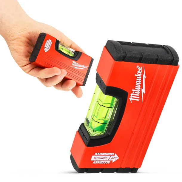 poziomica-mini-10-cm-milwaukee-magnetyczna-kompaktowa-precyzyjna-box-kod-produktu-4932459100-dlugosc-10-cm
