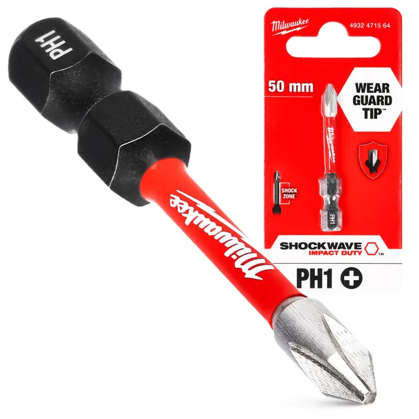 bit-udarowy-do-wkretarki-ph1-milwaukee-50-mm-koncowka-magnetyczna-adapter-seria-shockwave-impact-dutytm