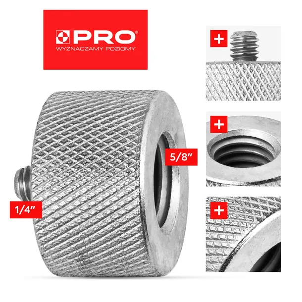 adapter-krotki-pro-5-8-1-4-przejsciowka-lacznik-ocynkowany-do-statywu-kod-produktu-pro-la019