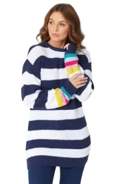 h3292-damski-sweter-w-paski-be-you-8-10-s-m