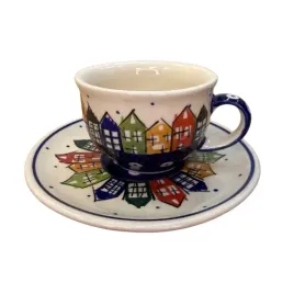 filizanka-ze-spodkiem-ceramika-boleslawiec-150-ml