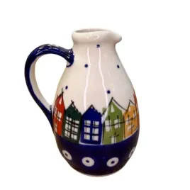 butelka-domki-ceramika-boleslawiec-150-ml