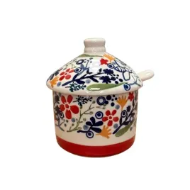 pojemnik-na-miod-kwiaty-ceramika-boleslawiec