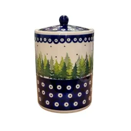 pojemnik-prosty-choinki-1000-ml-ceramika-boleslawiec