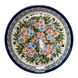 talerz-ptaki-ceramika-boleslawiec