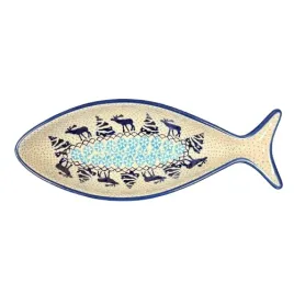 salaterka-ryba-choinka-ceramika-boleslawiec