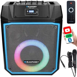 glosnik-blaupunkt-mb08-2-led-sysyem-audio-z-bluetooth-karaoke-mikrofon
