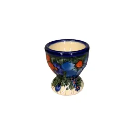 kieliszek-do-jajka-niebieskie-kwiaty-ceramika-boleslawiec