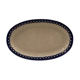 talerz-owalny-dekoracyjny-10k-ceramika-boleslawiec