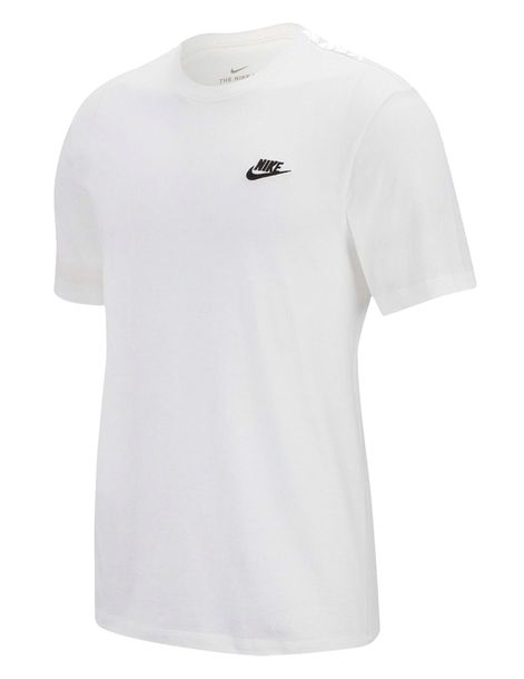 Nike Sportswear Club Męska Koszulka Biała Bawełniana S T-shirt Y9050