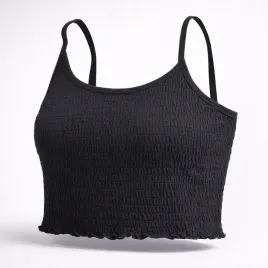 y9757-hollister-top-damski-czarny-crop-top-na-ramiaczkach-marszczony-m
