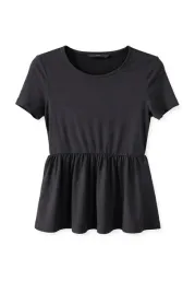 y9763-vero-moda-czarna-bluzka-peplum-krotki-rekaw-xs