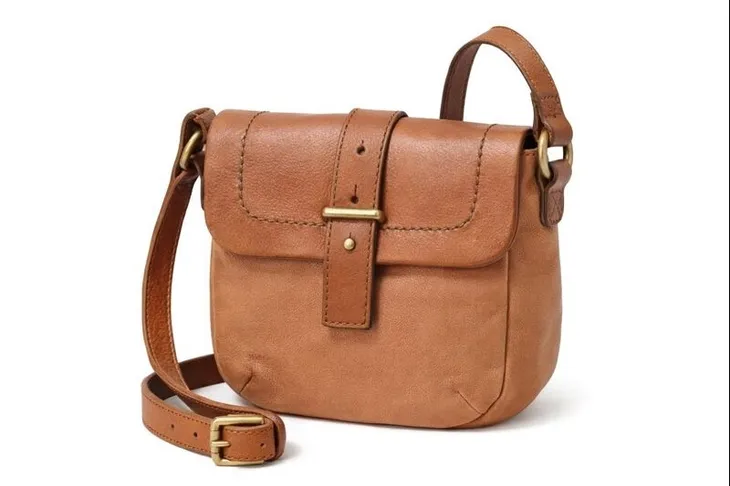Fossil Damskie skórzana torebka Mason MINI BAGS Camel MOd25