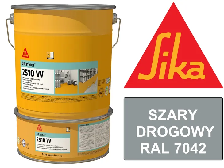 żywica GARAŻOWA farba epoksydowa Sika Sikafloor 2510W 2540 szara RAL7042