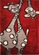 dywan-dzieciecy-gruby-wycinany-bordowy-zyrafa-120x160-cm