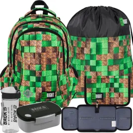 komplet-5w1-plecak-st-right-piksele-szkolny-mlodziezowy-gamer-gaming