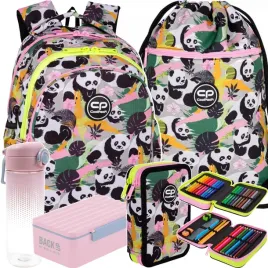 mis-panda-cp-plecak-coolpack-szkolny-zestaw-5w1-dla-dziewczynki-panda-gang