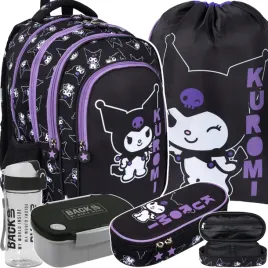 kuromi-black-plecak-komplet-5w1-majewski-dla-dziewczyny-4-komorowy