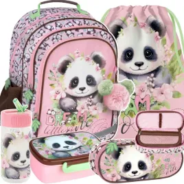 panda-plecak-z-misiem-dla-uczennic-szkolny-dziewczecy-do-1-klasy-zestaw-5w1