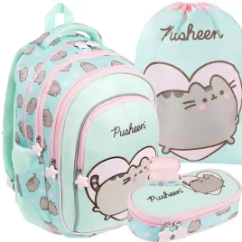 plecak-pusheen-mint-komplet-3w1-majewski-dla-dziewczyny-kot-kotki